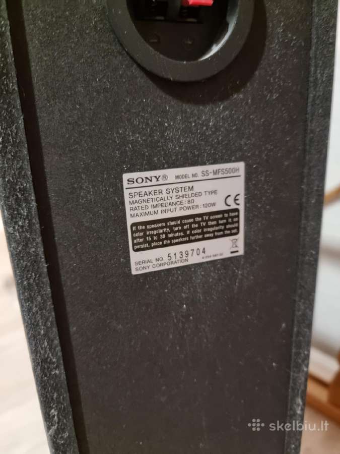 Sony ss mfs500h garsiakalbiai - nuotraukos Nr. 2