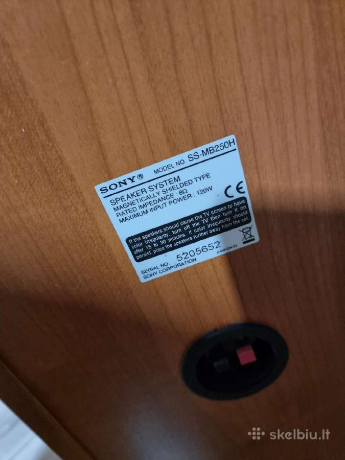 Sony ss mb250h - nuotraukos Nr. 2
