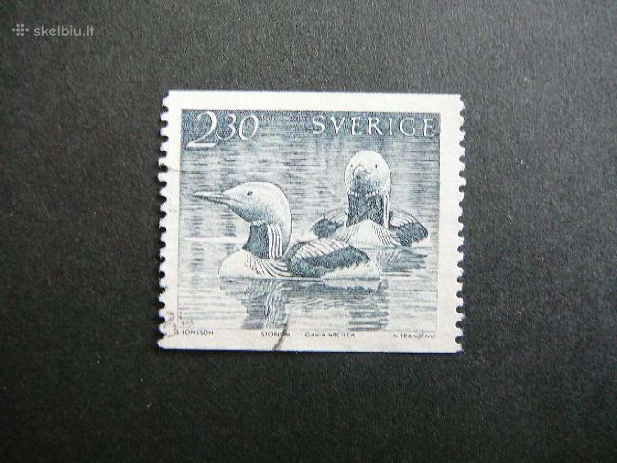 Antys Svedija 1986 antsp. svd1378