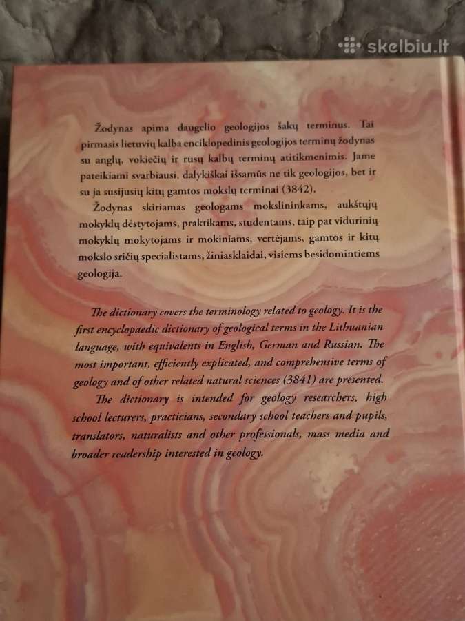Enciklopedinis geologijos terminų žodynas - nuotraukos Nr. 6