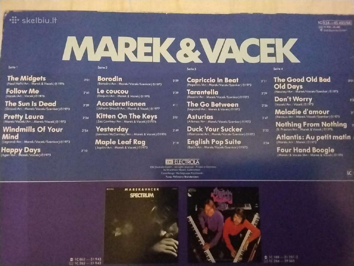 Marek & Vacek dviguba plokštelė - nuotraukos Nr. 3