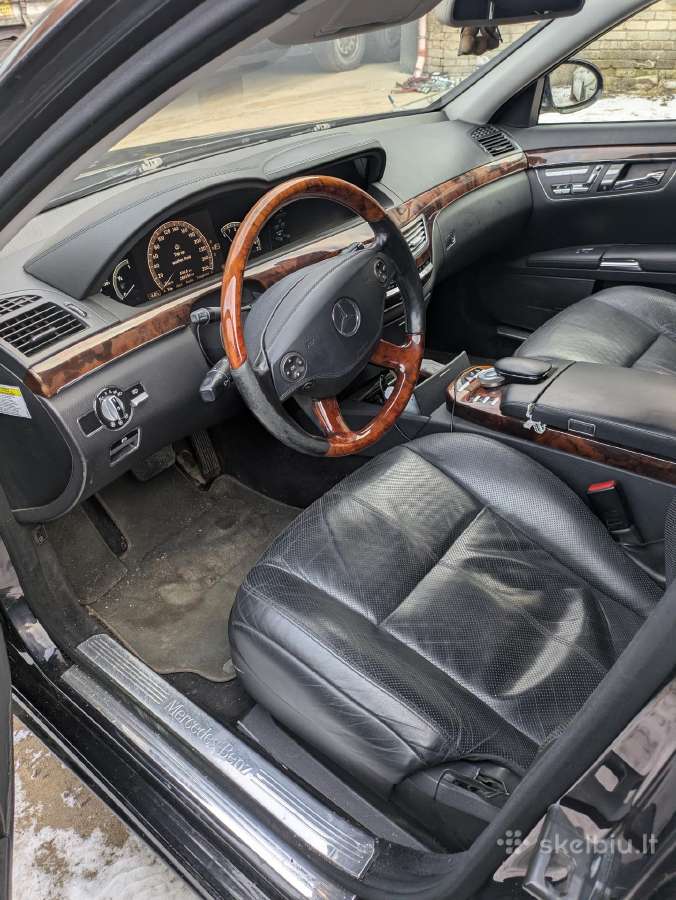 MB S 5.5l 284kw 4matic long 13l/100km Duju - nuotraukos Nr. 10
