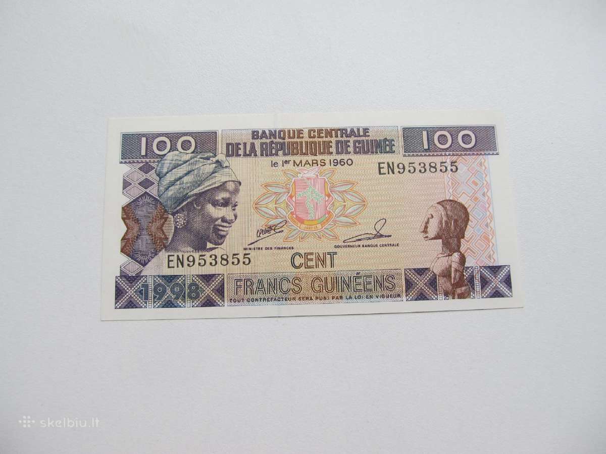 100 franku , Gvinėja , 1998 unc