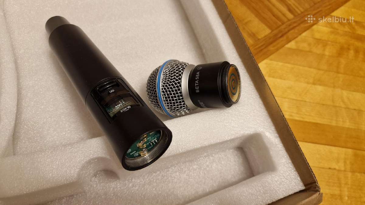 Naujas Shure Qlxd4 Beta58a mikrofonas (keletas) - nuotraukos Nr. 2