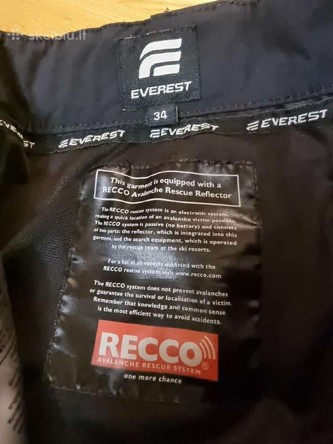 Moteriškos slidinėjimo kelnės Everest 10 000, Xs - nuotraukos Nr. 9