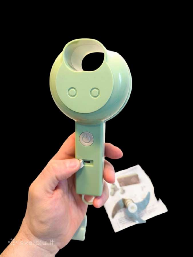 Nešiojamas mini elektrinis daržovių smulkintuvas - nuotraukos Nr. 12