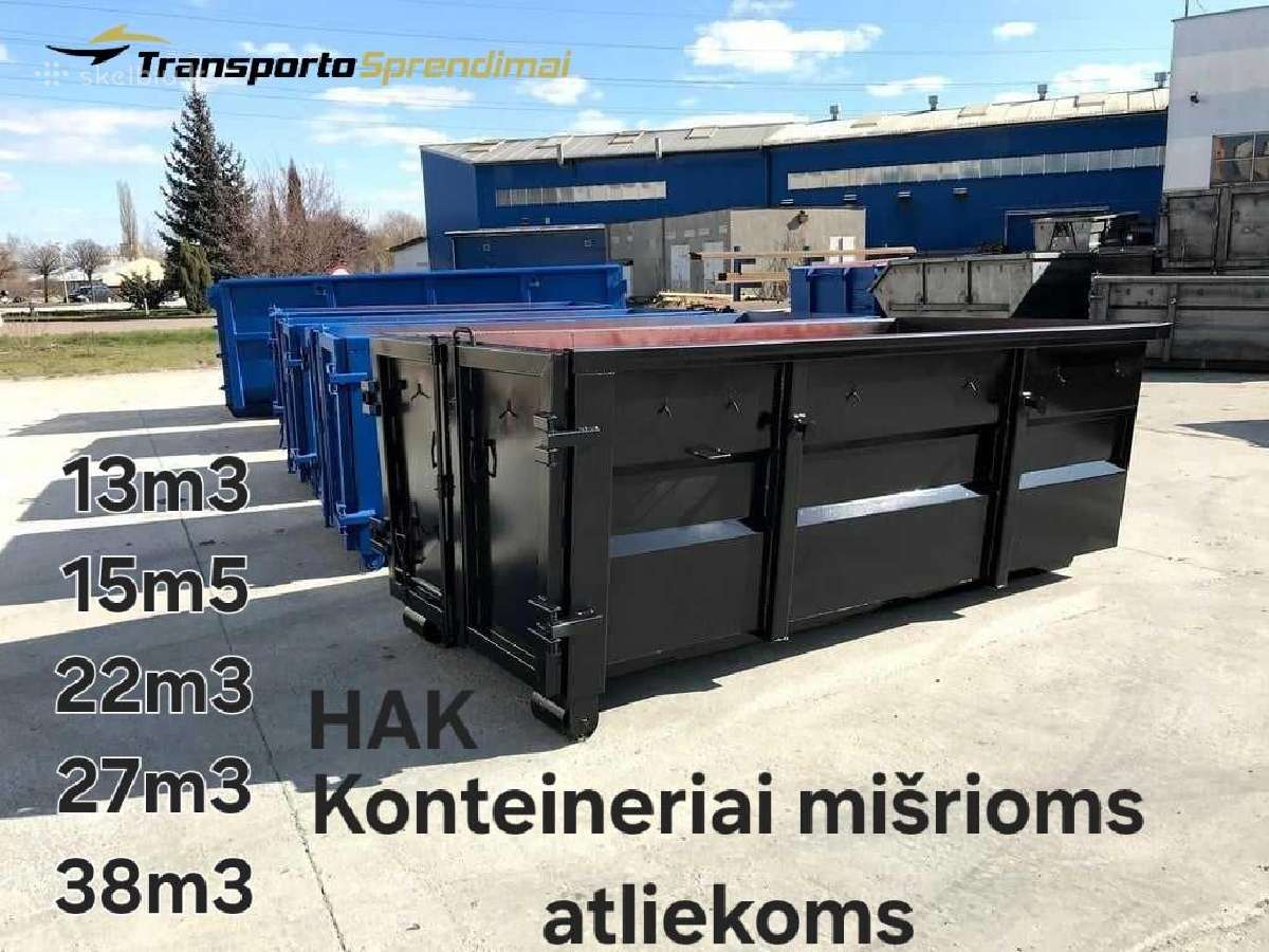 Statybinių konteinerių nuoma atliekoms - nuotraukos Nr. 36