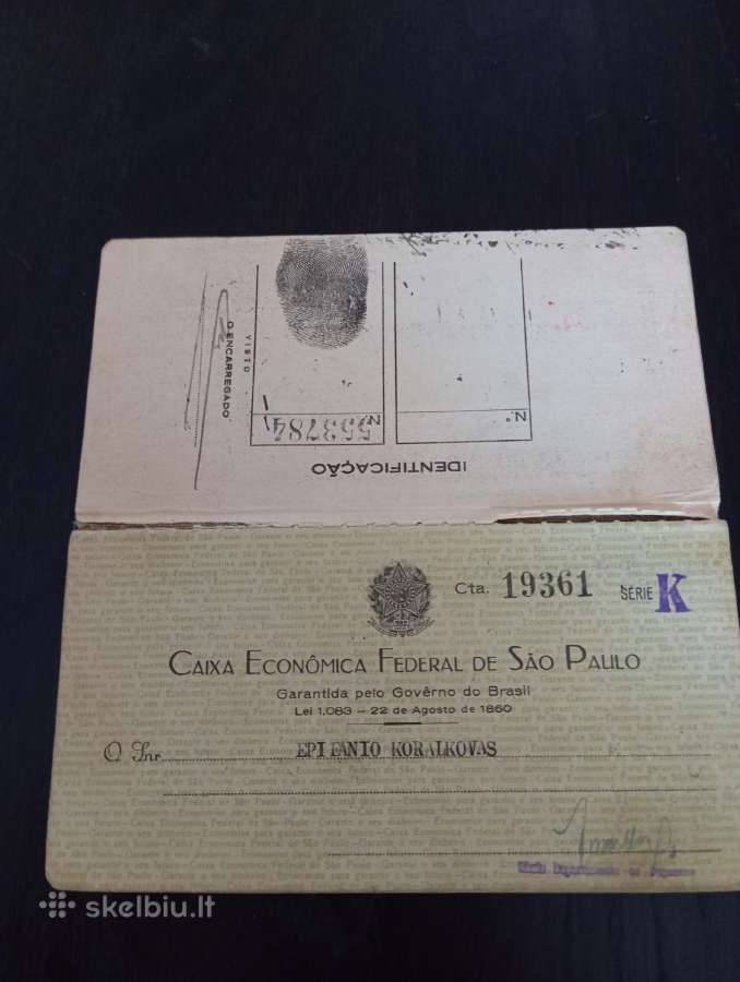 Braziliški dokumentai - nuotraukos Nr. 6