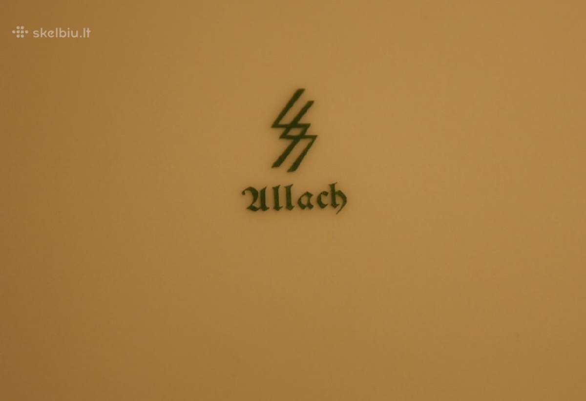 Lėkštė Allach 3 reichas super reta! - nuotraukos Nr. 6