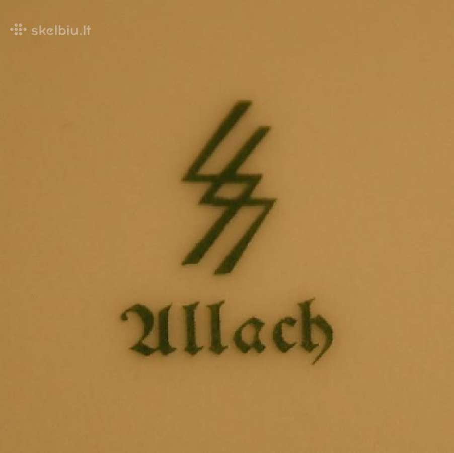Lėkštė Allach 3 reichas super reta! - nuotraukos Nr. 7