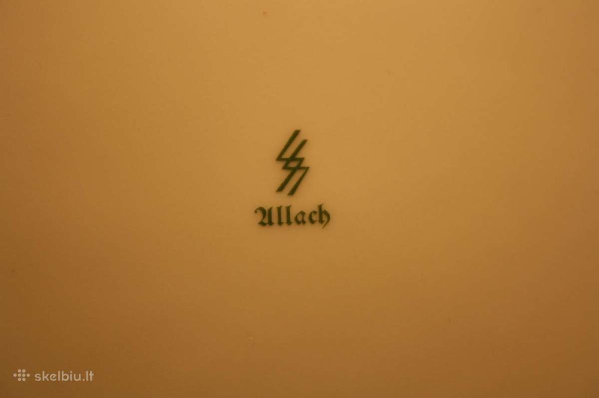 Lėkštė Allach 3 reichas super reta! - nuotraukos Nr. 10