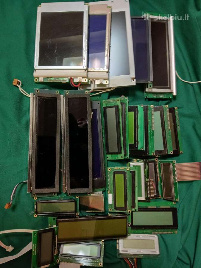 LCD indikatoriai