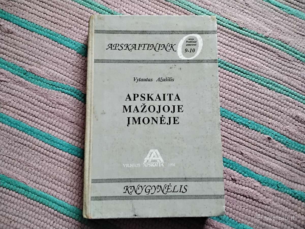 Apskaita mažojoje įmonėje Vytautas Ažušilis