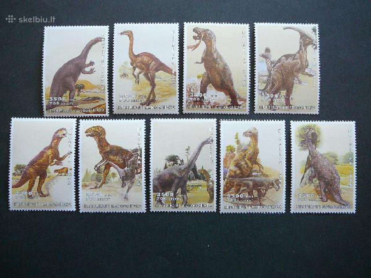 Dinozaurai Madagaskaras 1999 Mnh mdg697