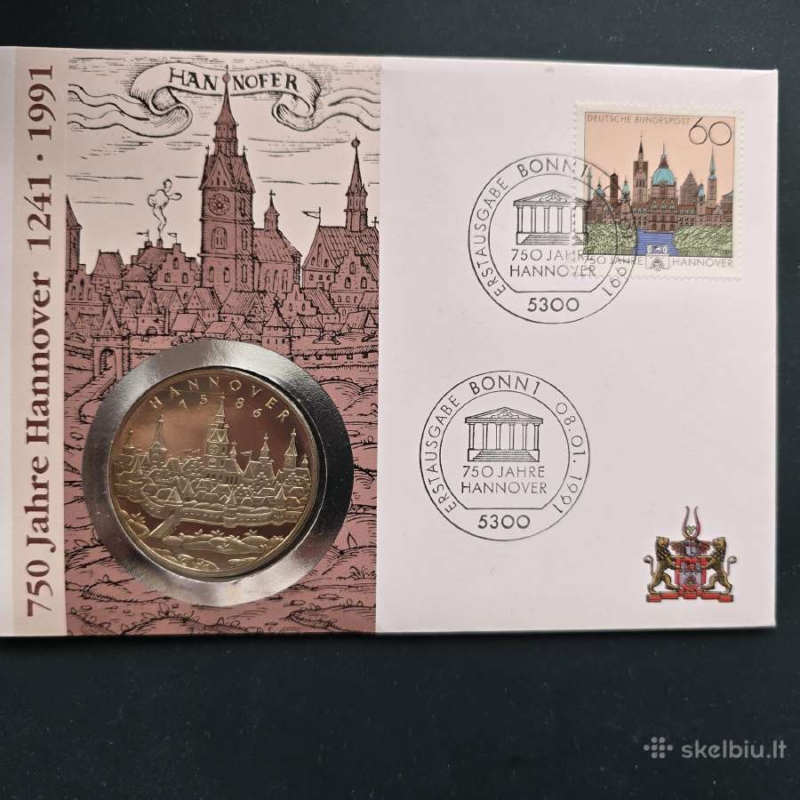 Pnc Vokai su pašto ženklais ir monetomis