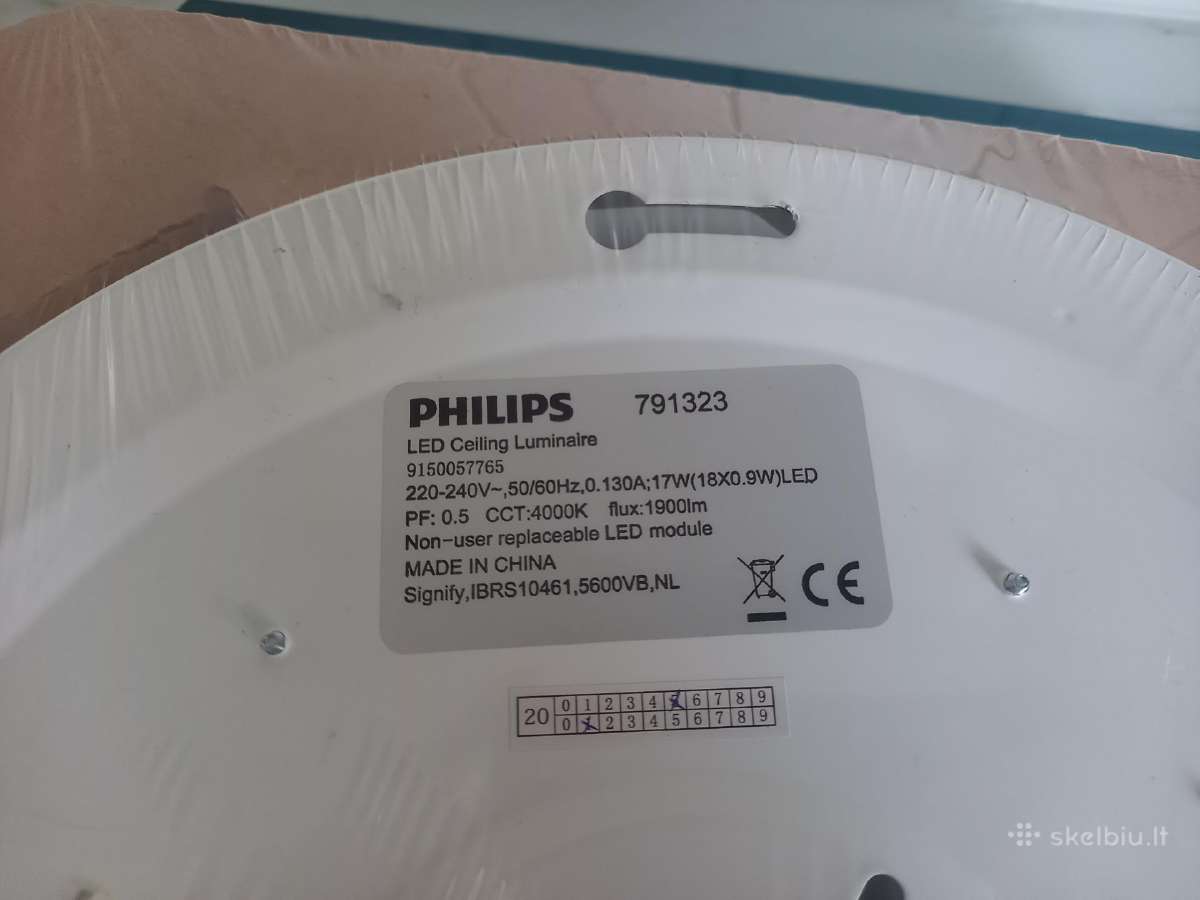 Parduodu 3vnt LED šviestuvų Philips Shore 17w - nuotraukos Nr. 4