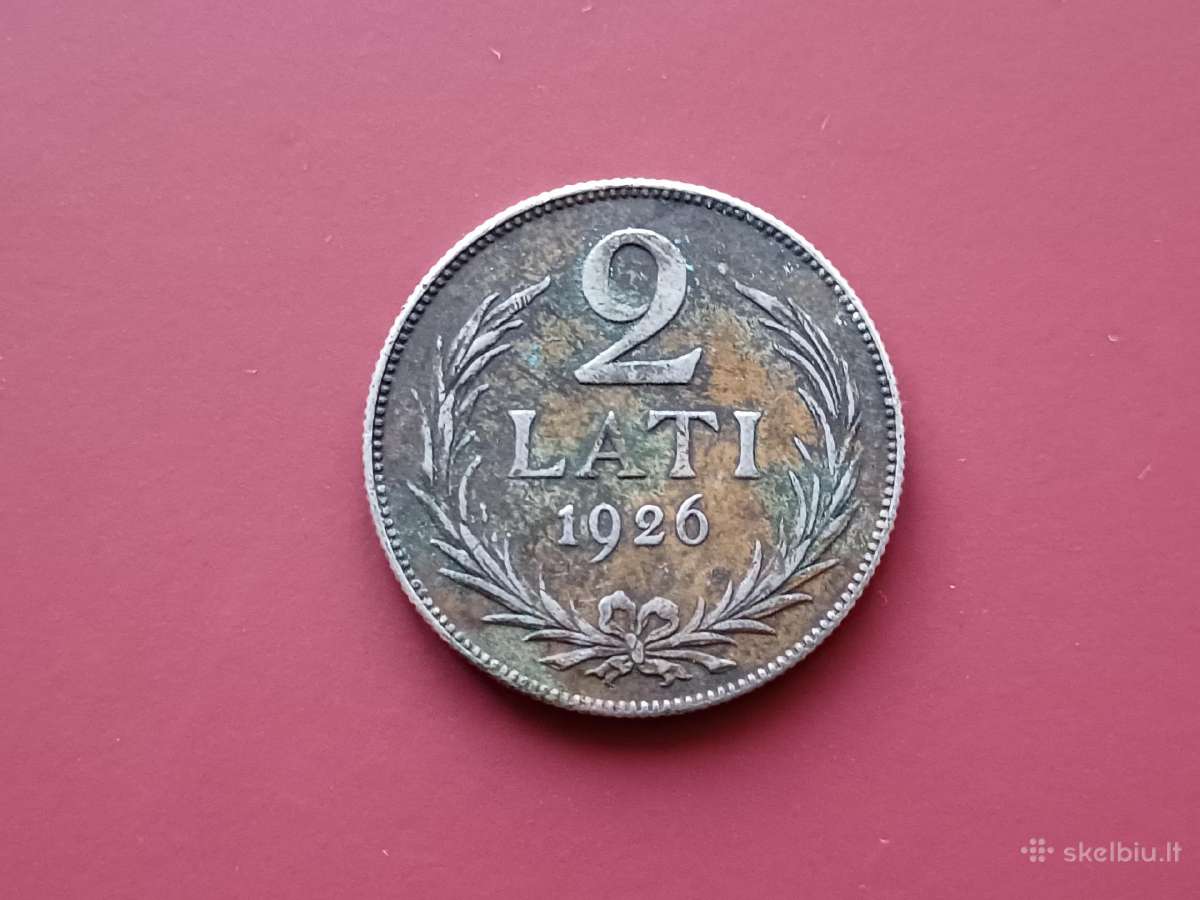 (232) 2 latai 1926m. Sidabras 835