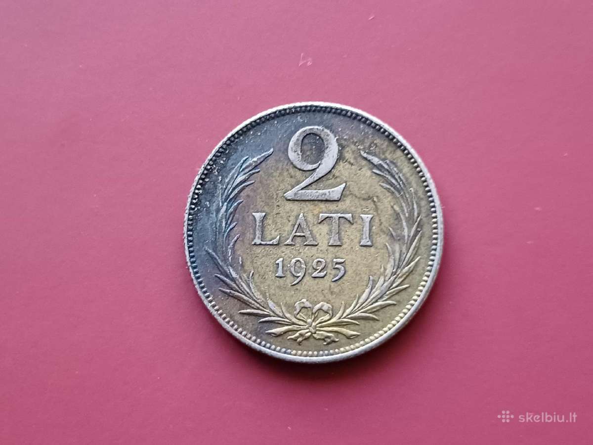 (231) 2 latai 1925m. Sidabras 835