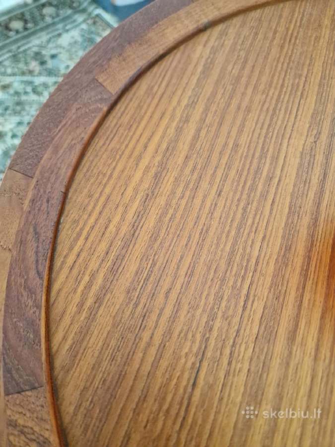 Vintažinis mid century tikmedžio staliukas - nuotraukos Nr. 5