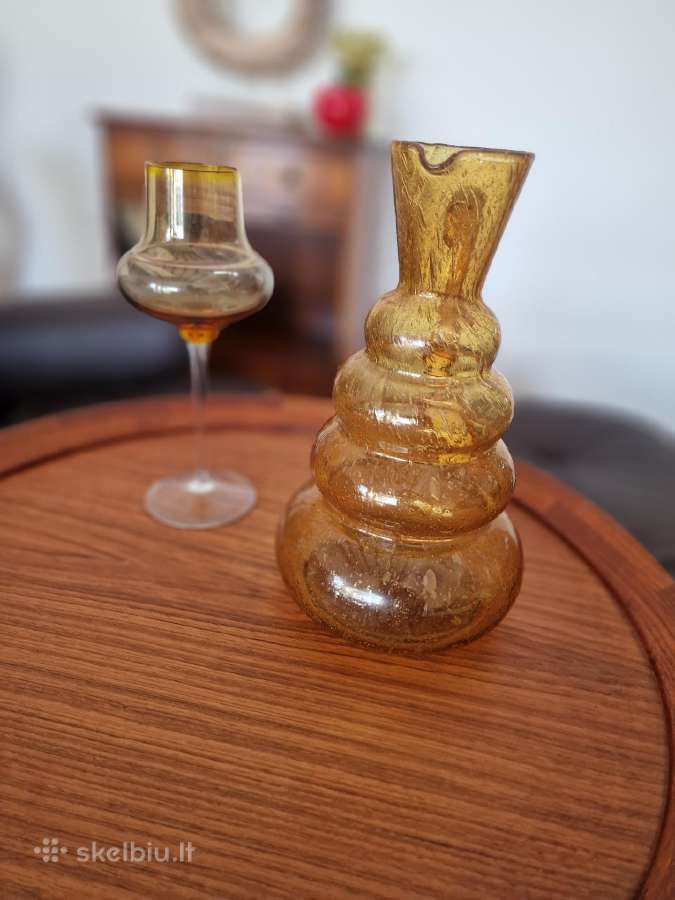 Vintažinis mid century tikmedžio staliukas - nuotraukos Nr. 21