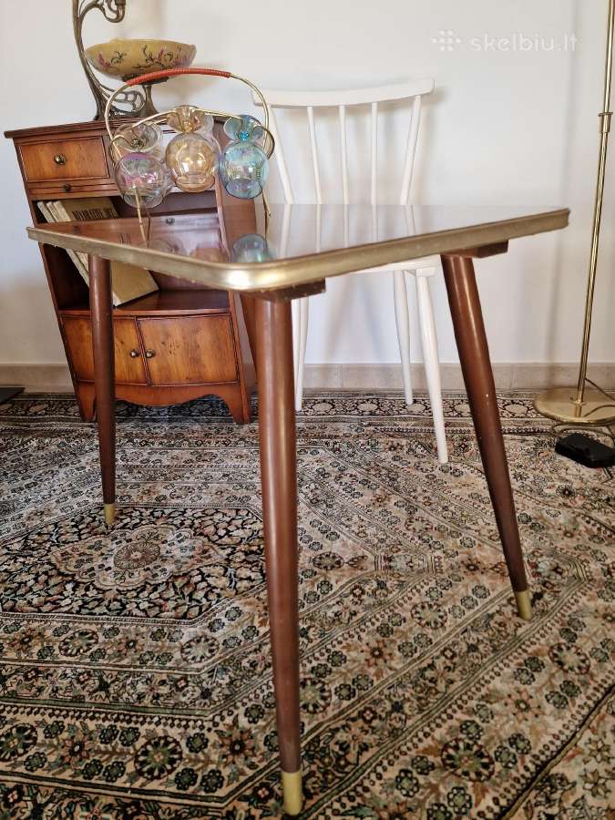 Vintažinis mid century kavos staliukas - nuotraukos Nr. 12