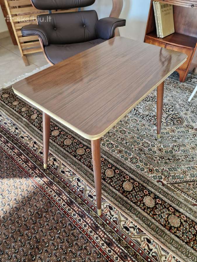 Vintažinis mid century kavos staliukas - nuotraukos Nr. 17