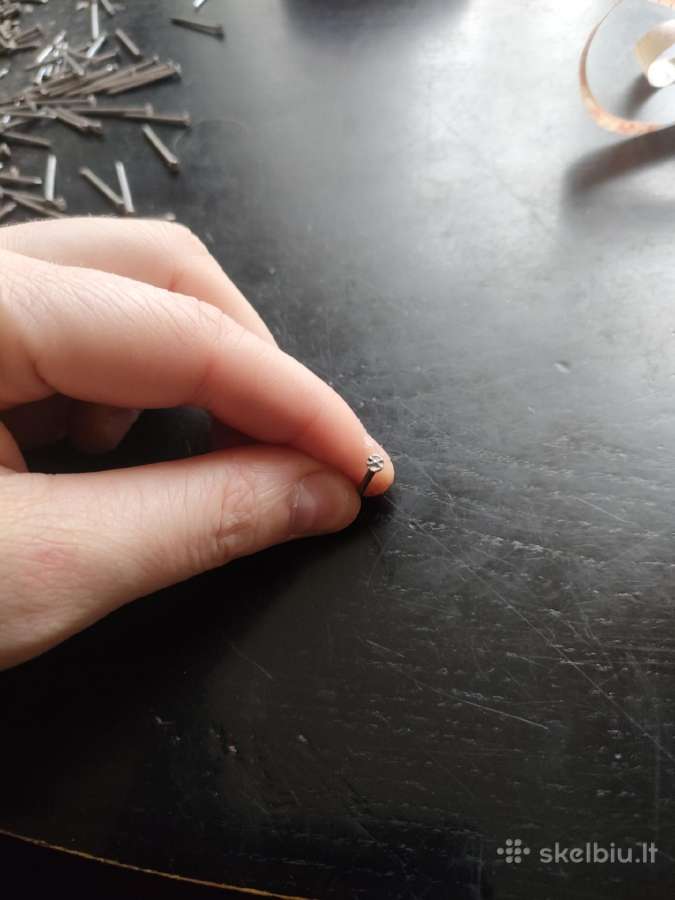 264vnt Vinys. Ilgis 2.6cm, galvutės skersmuo 2mm - nuotraukos Nr. 2