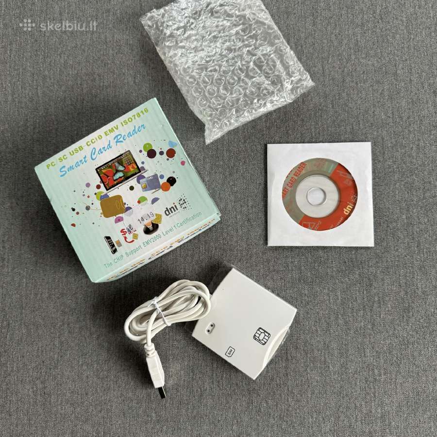 Usb lustinių kortelių skaitytuvas - nuotraukos Nr. 2