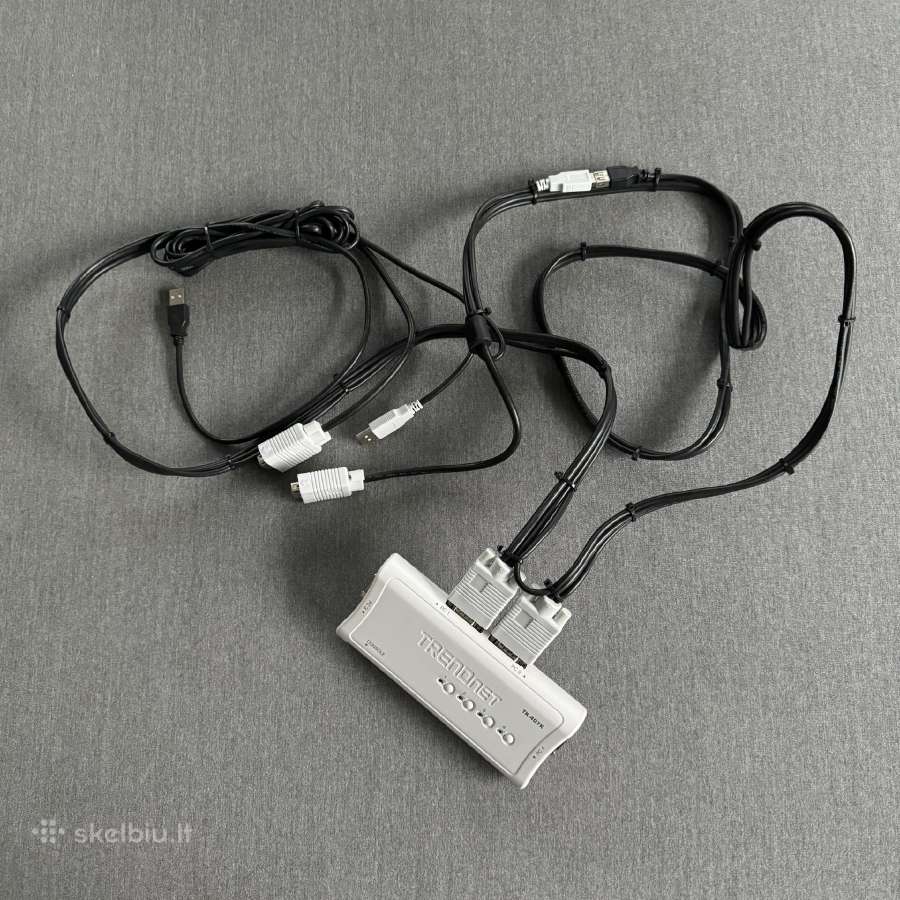 Trendnet 4-port Usb Kvm Switch Kit Tk-407k