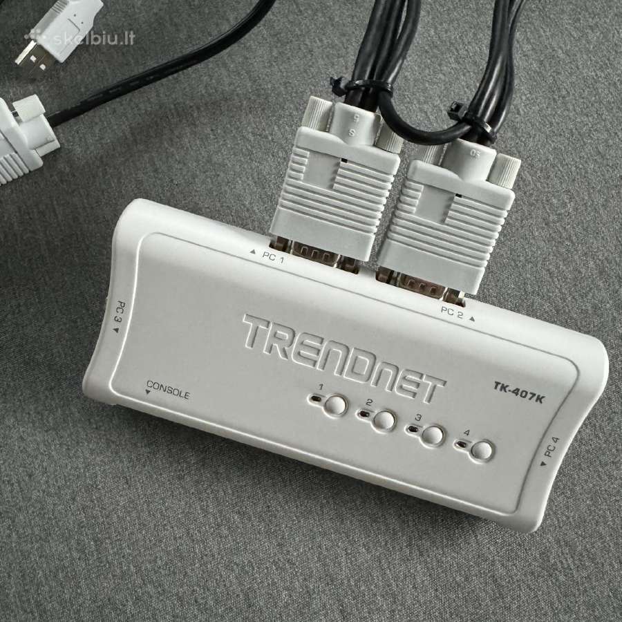 Trendnet 4-port Usb Kvm Switch Kit Tk-407k - nuotraukos Nr. 2