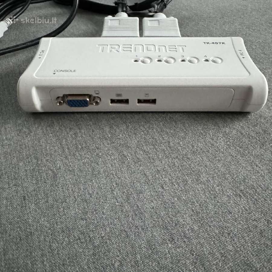 Trendnet 4-port Usb Kvm Switch Kit Tk-407k - nuotraukos Nr. 3