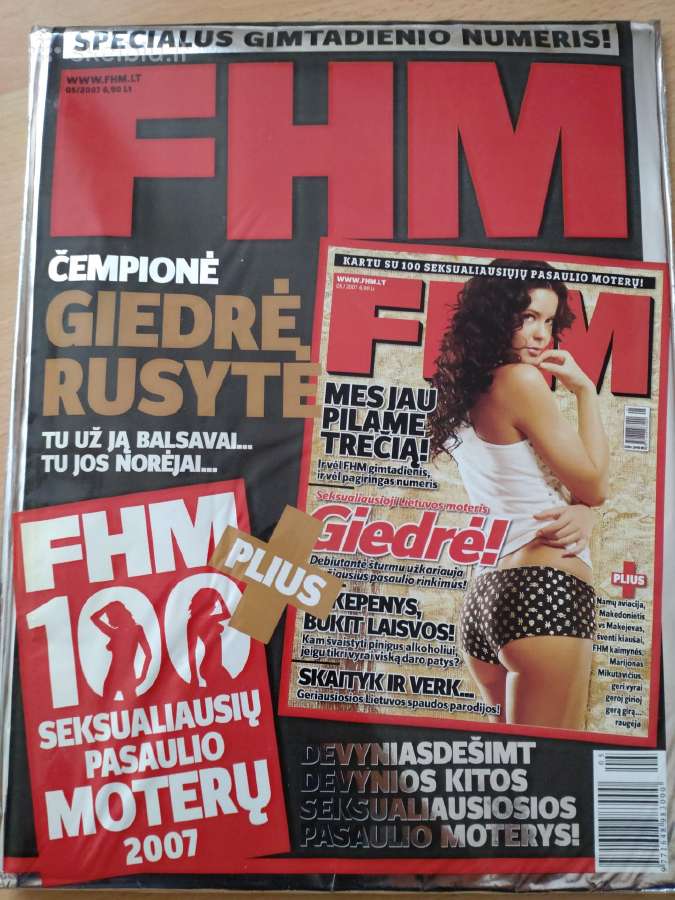 Fhm 2007m. gimtadienio numeris