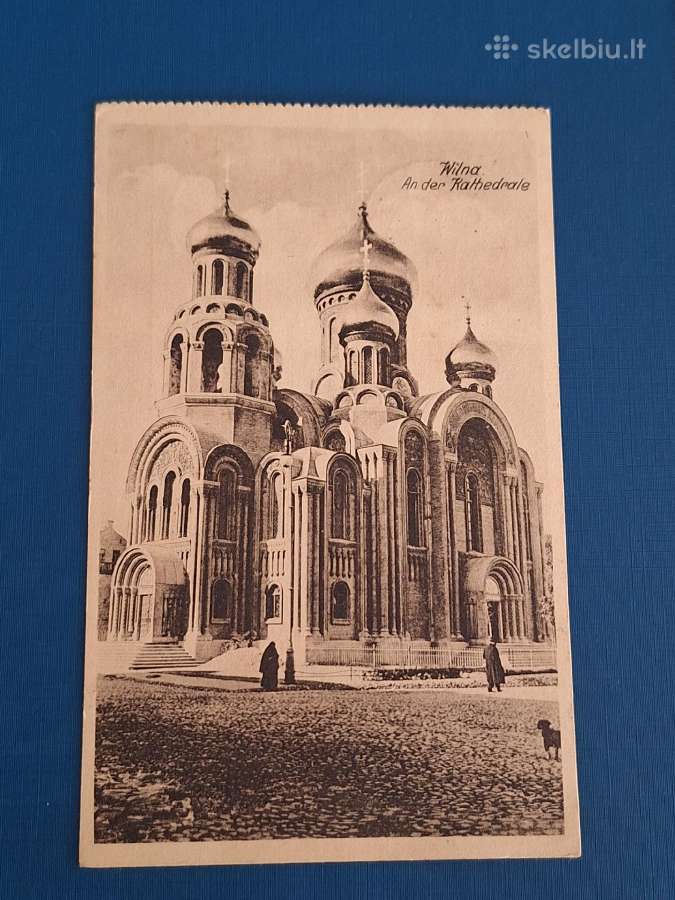 Lietuva 1917 m. Vilnius katedra, atvirukas