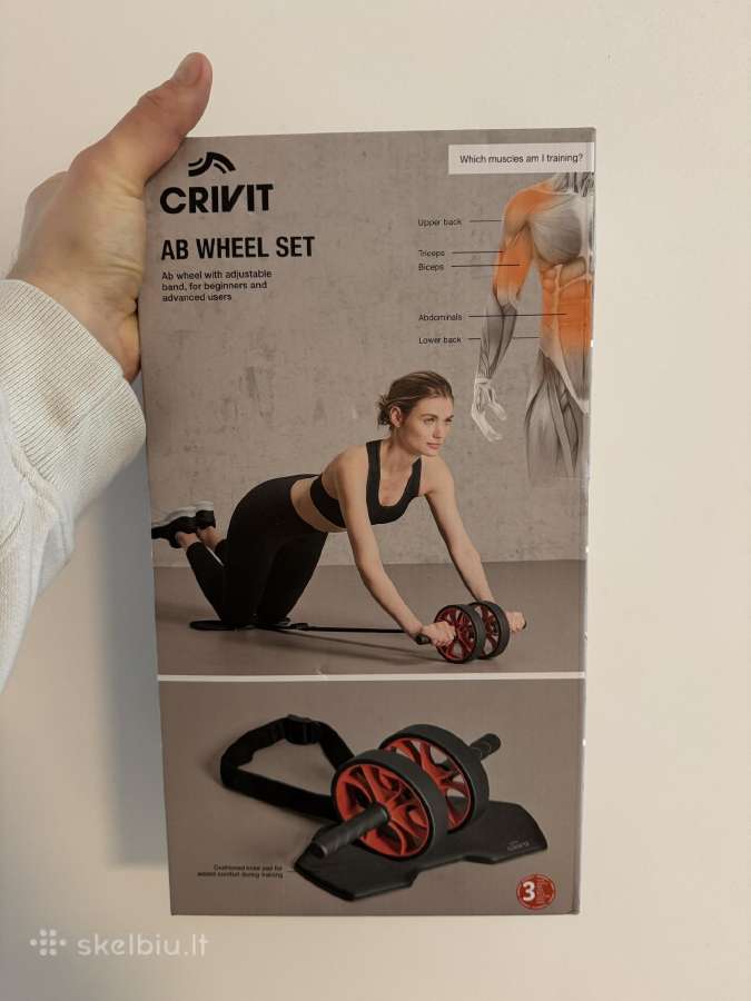 Sportinis Ab wheel set