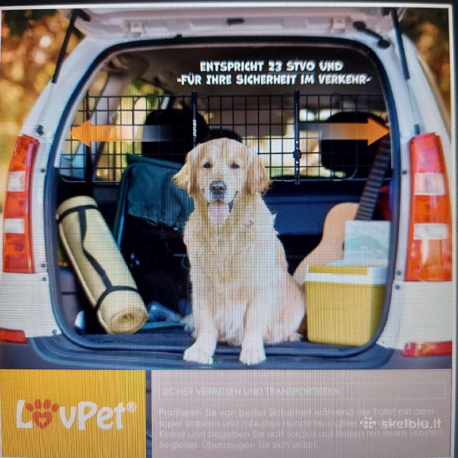 Naujos grotelės bagažinei ir įvair. auto rampos
