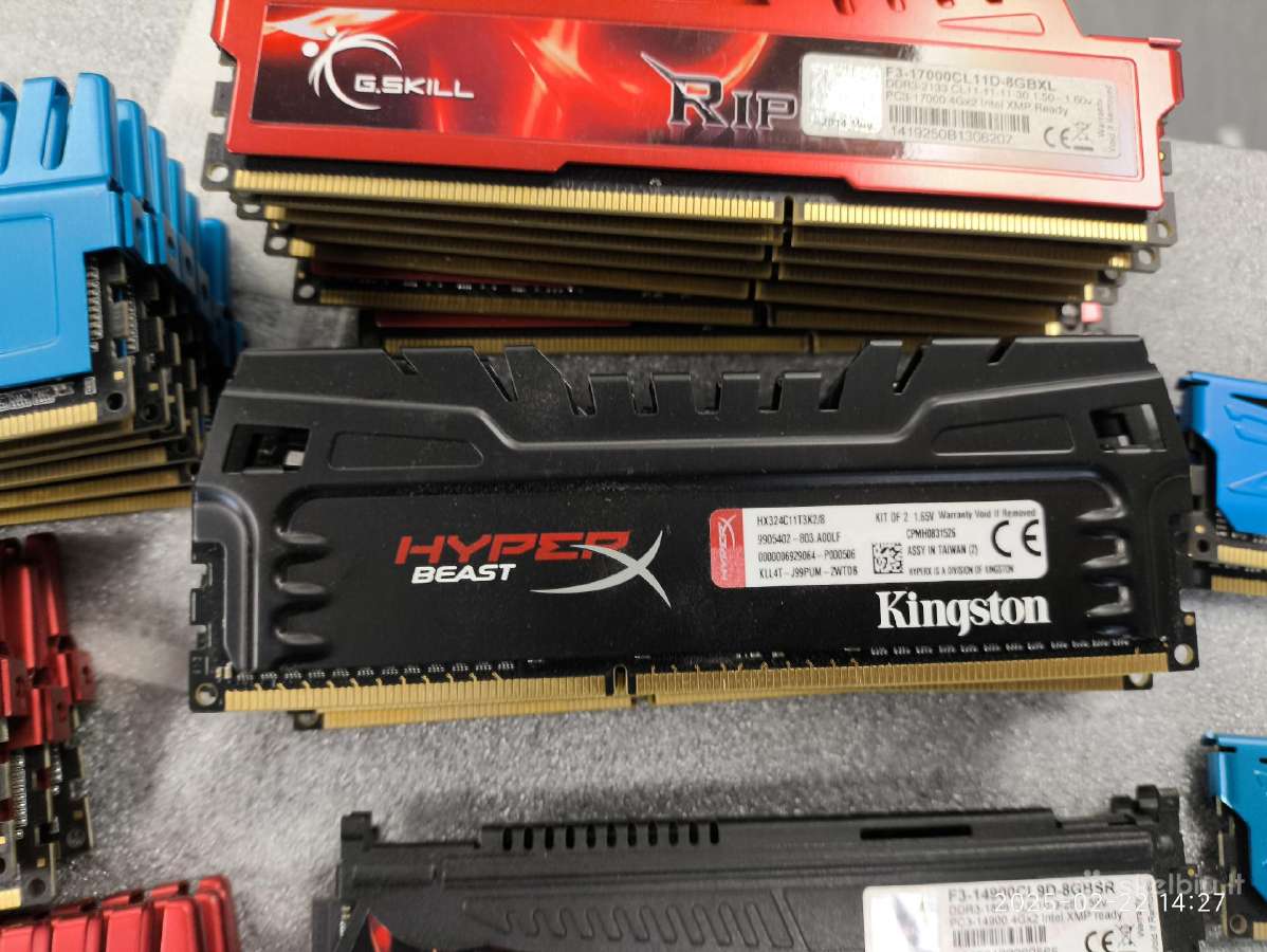 Ddr3 4gb-8gb su radiatoriais Reti iki 2400mhz - nuotraukos Nr. 2