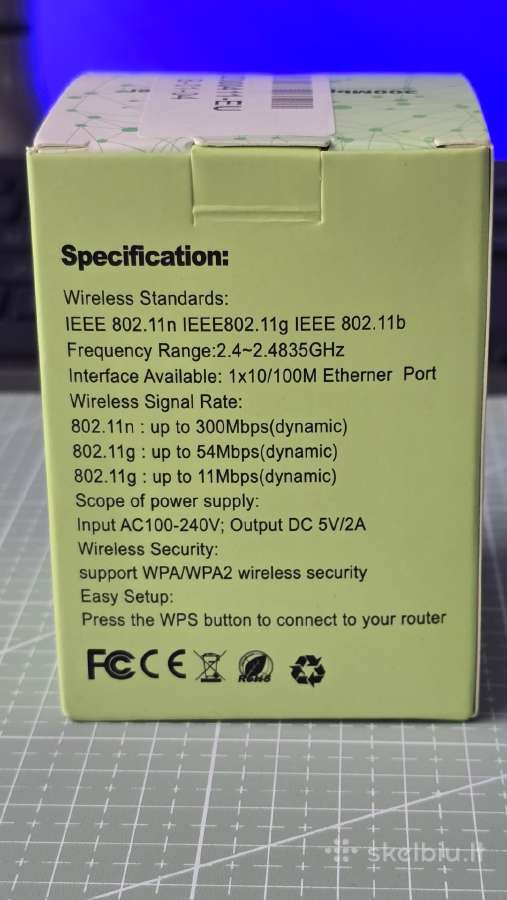 WiFi reapeter extender - nuotraukos Nr. 5
