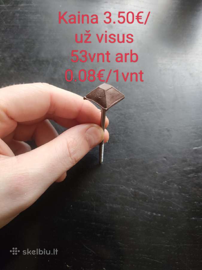 53vnt šiferio vinys.ilgis 7.2cm,skersmuo 2cm