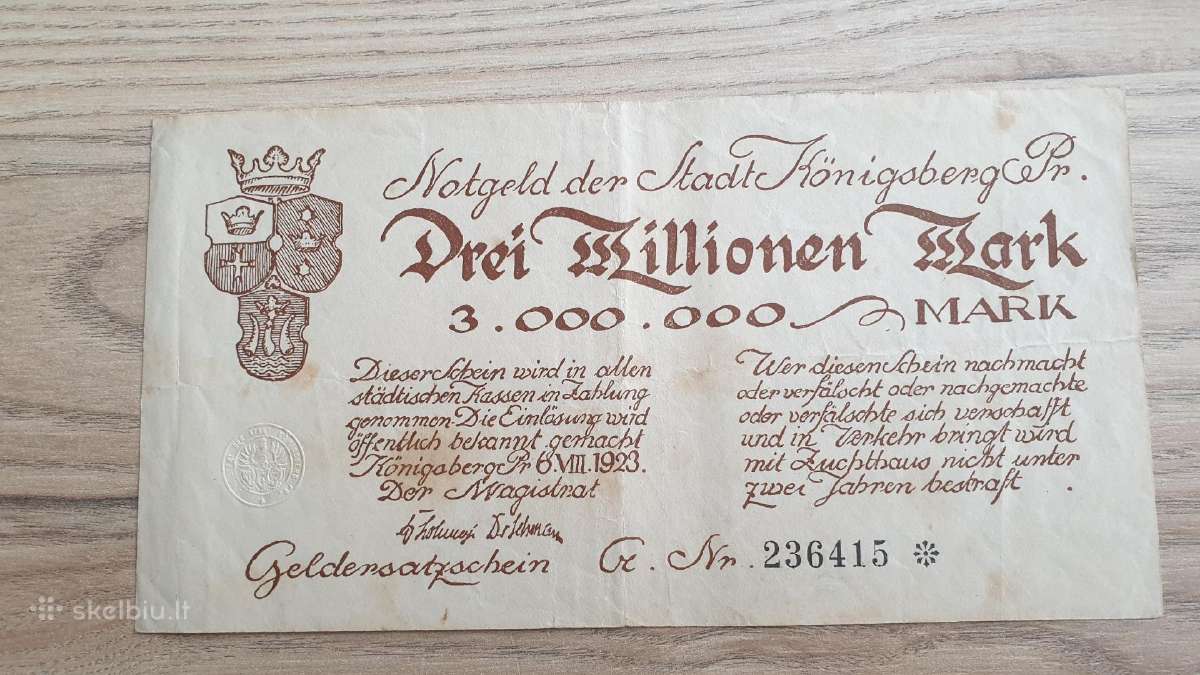 1923 metų Karaliaučius Mažoji Lietuva