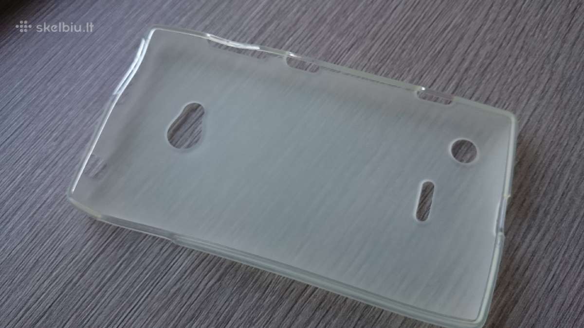 Nokia N720 silikoninis dėklas. Plėvelės.