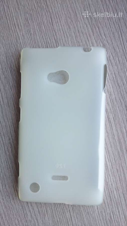 Nokia N720 silikoninis dėklas. Plėvelės. - nuotraukos Nr. 2