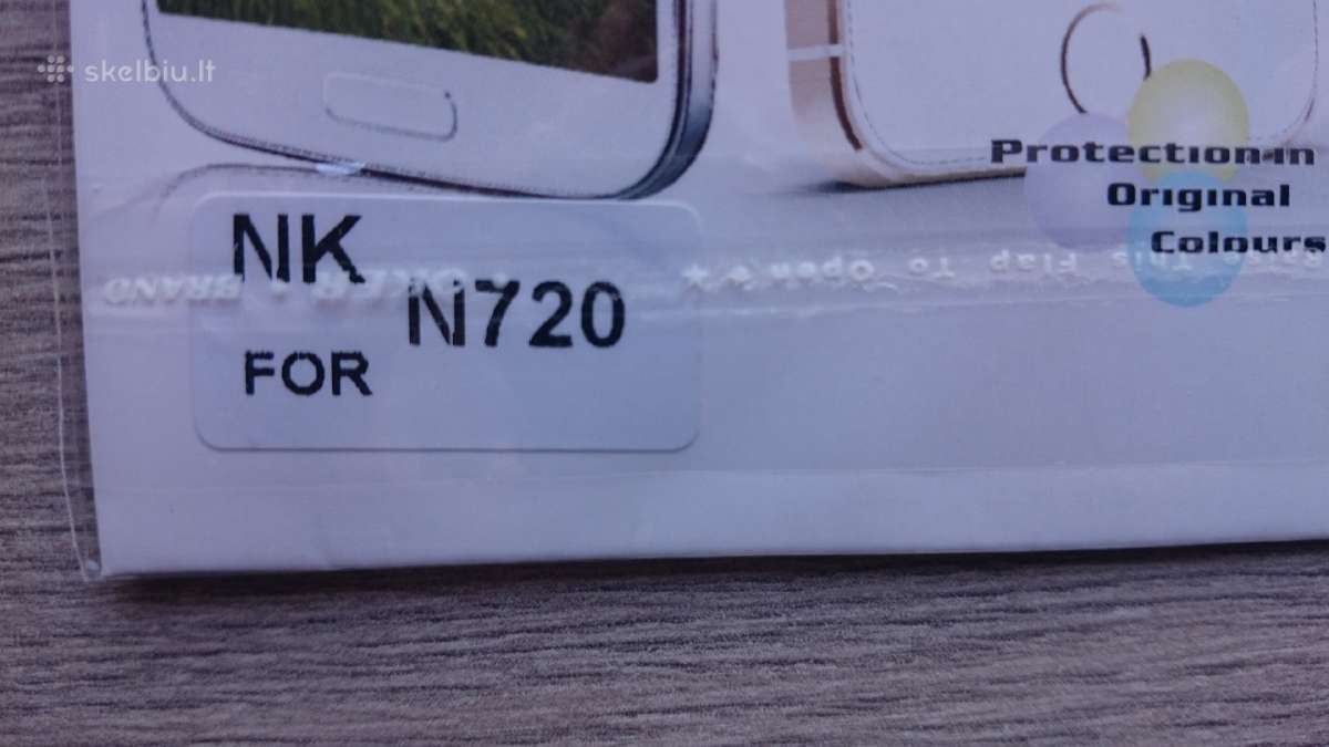 Nokia N720 silikoninis dėklas. Plėvelės. - nuotraukos Nr. 5
