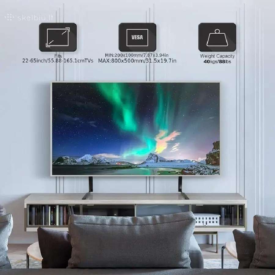 Universalus stovas- kojos Visiems TV iki 55coliu - nuotraukos Nr. 2
