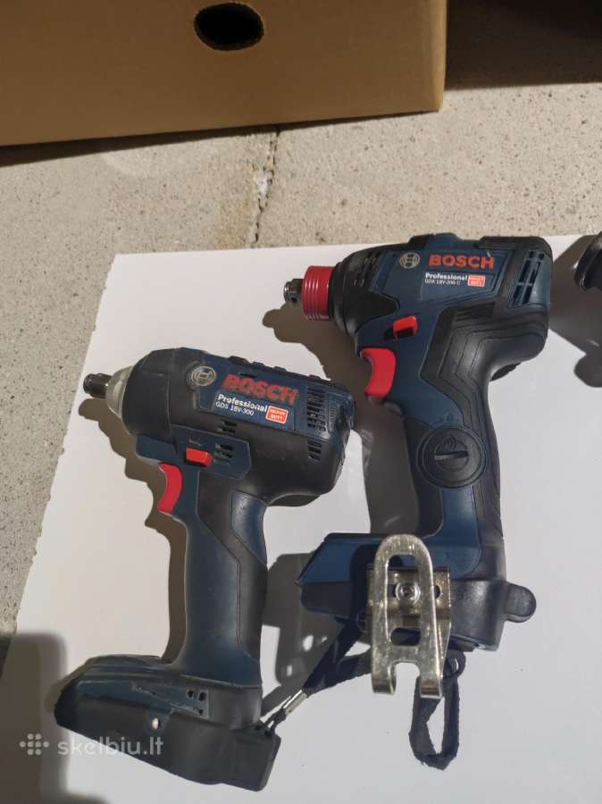 Bosch įvairūs akumuliatoriniai irankiai - nuotraukos Nr. 17