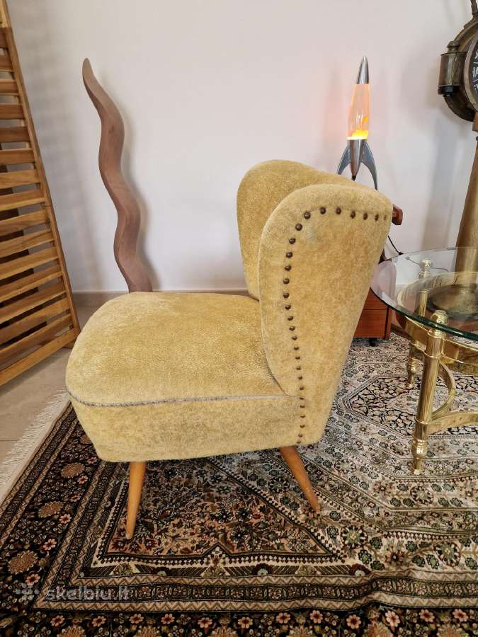 Vintažinis mid century Coctail st.fotelis - nuotraukos Nr. 4