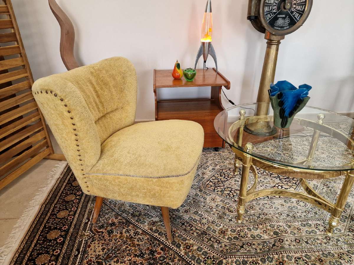 Vintažinis mid century Coctail st.fotelis - nuotraukos Nr. 6