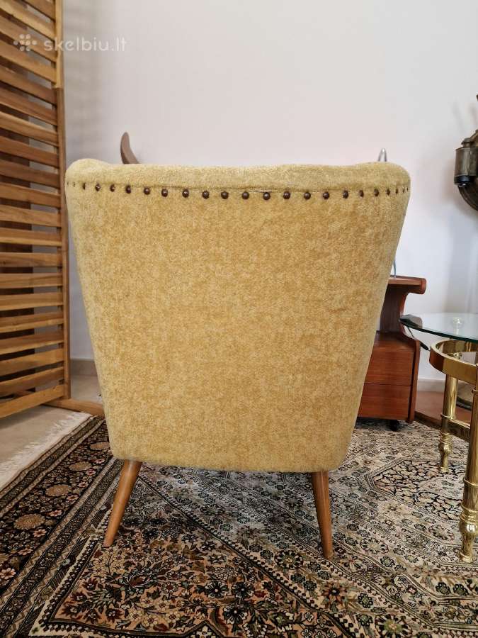 Vintažinis mid century Coctail st.fotelis - nuotraukos Nr. 8