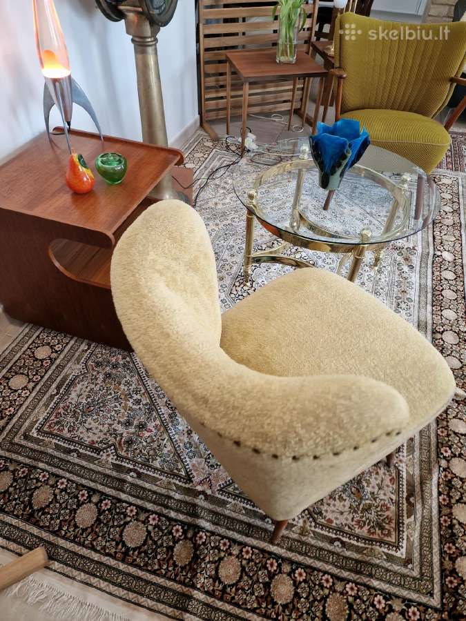 Vintažinis mid century Coctail st.fotelis - nuotraukos Nr. 12