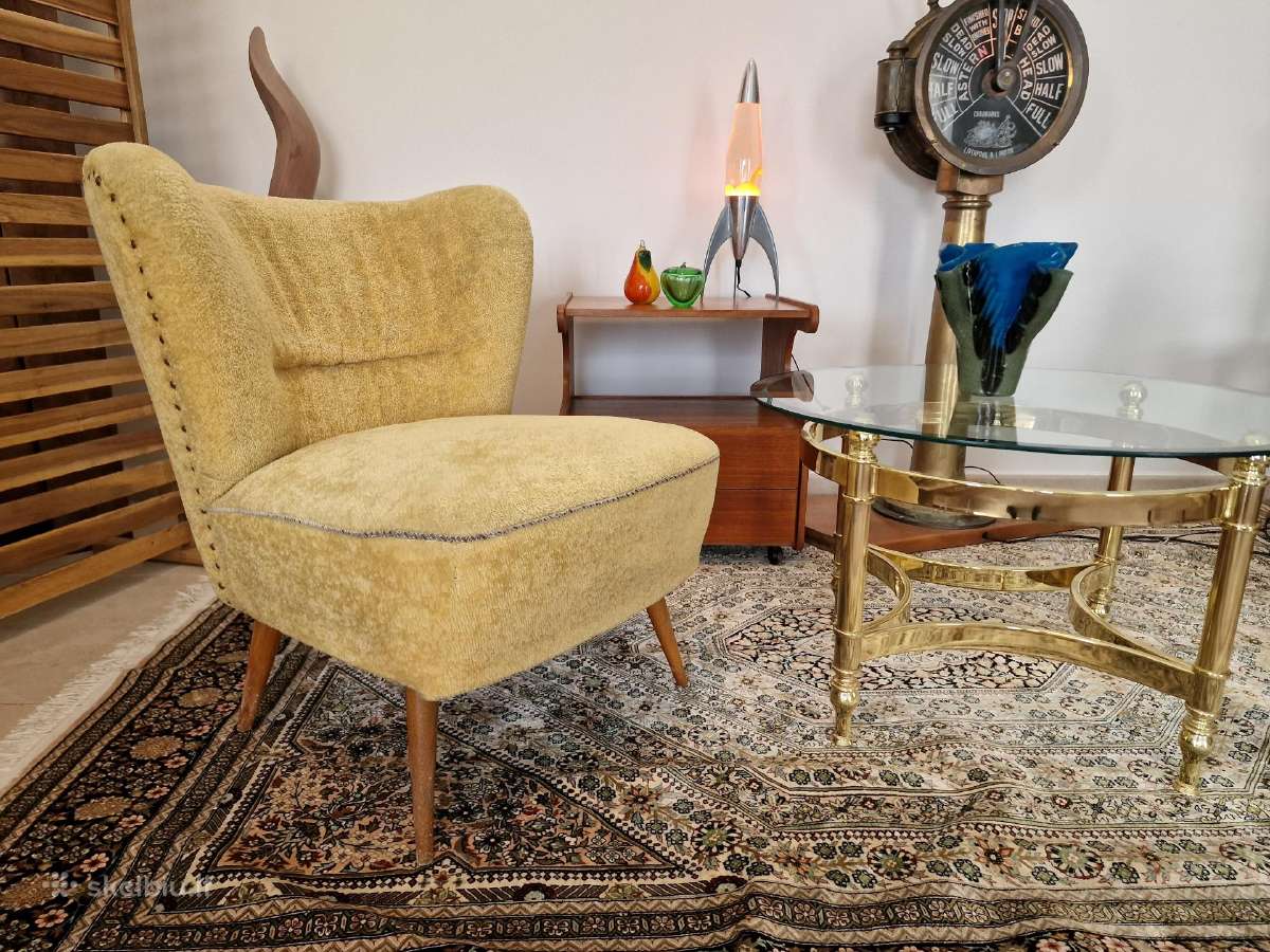 Vintažinis mid century Coctail st.fotelis - nuotraukos Nr. 16