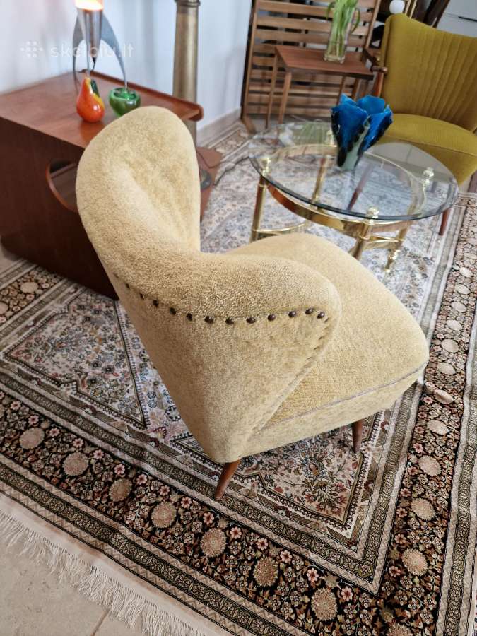 Vintažinis mid century Coctail st.fotelis - nuotraukos Nr. 18